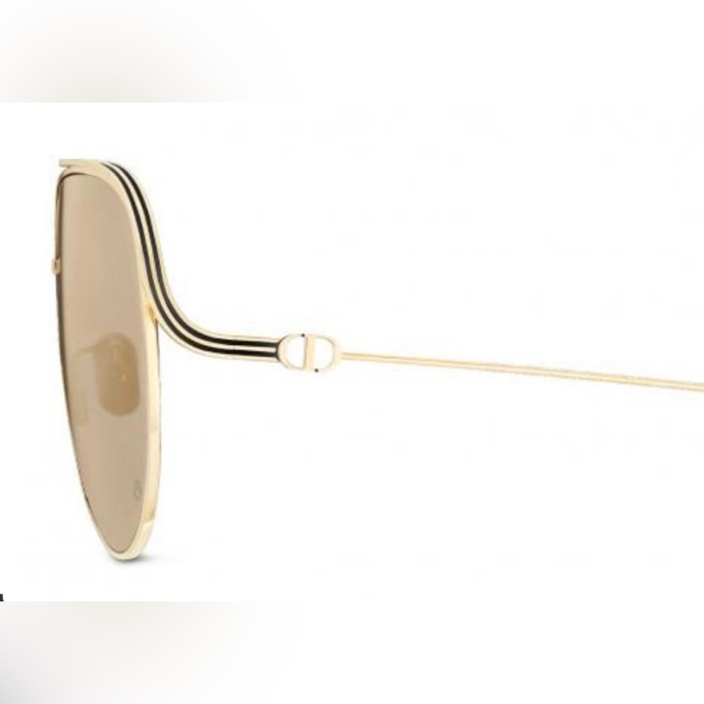 Dior Gold Aviator Sunglasses - Picture 2 of 5